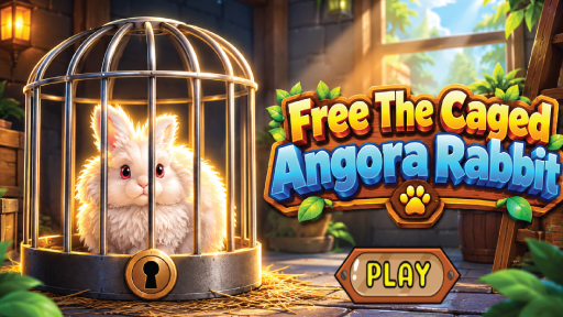 G2J Free The Caged Angora Rabbit
