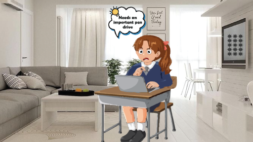 Student Needs Important Pendrive